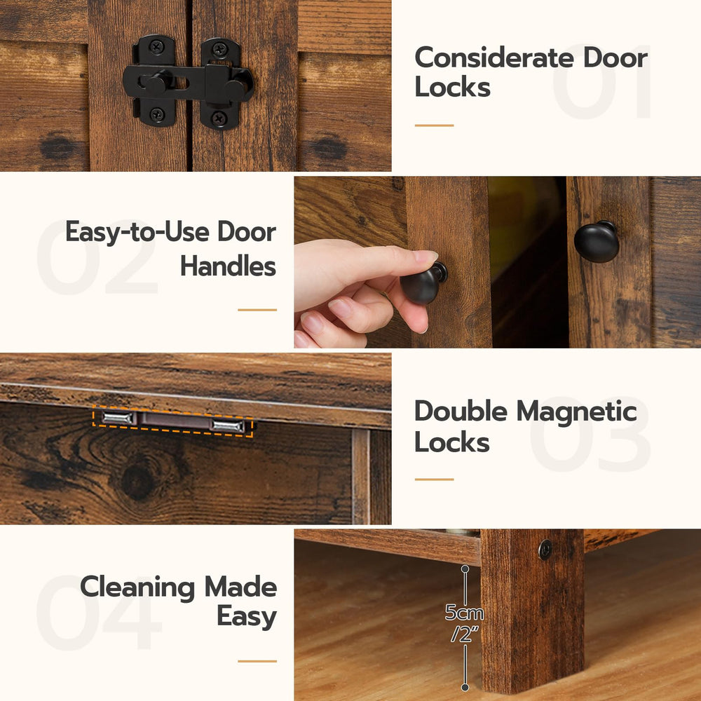 HOOBRO bottom clearance aids quick sweeping and maintenance