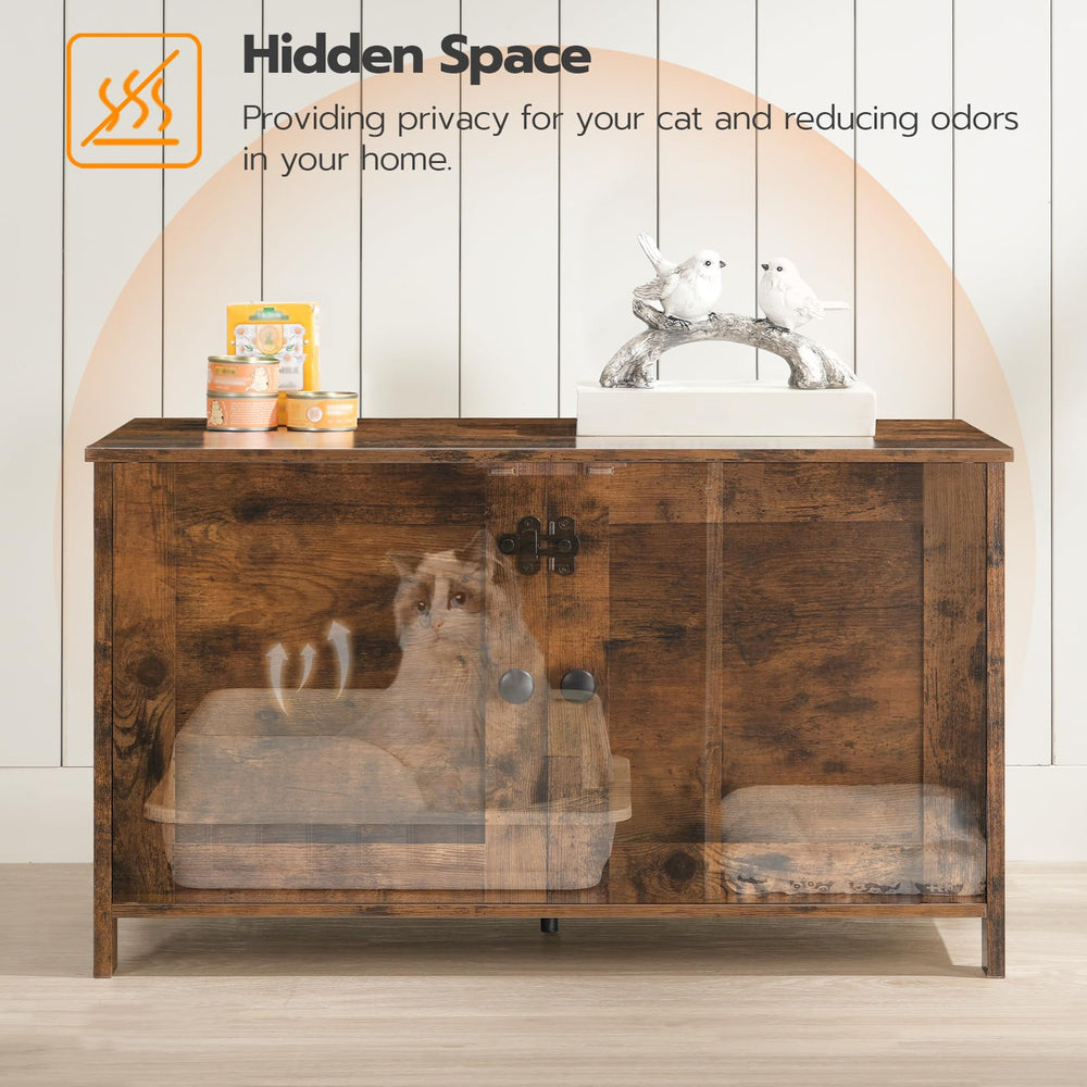 HOOBRO top table surface doubles as decorative end table