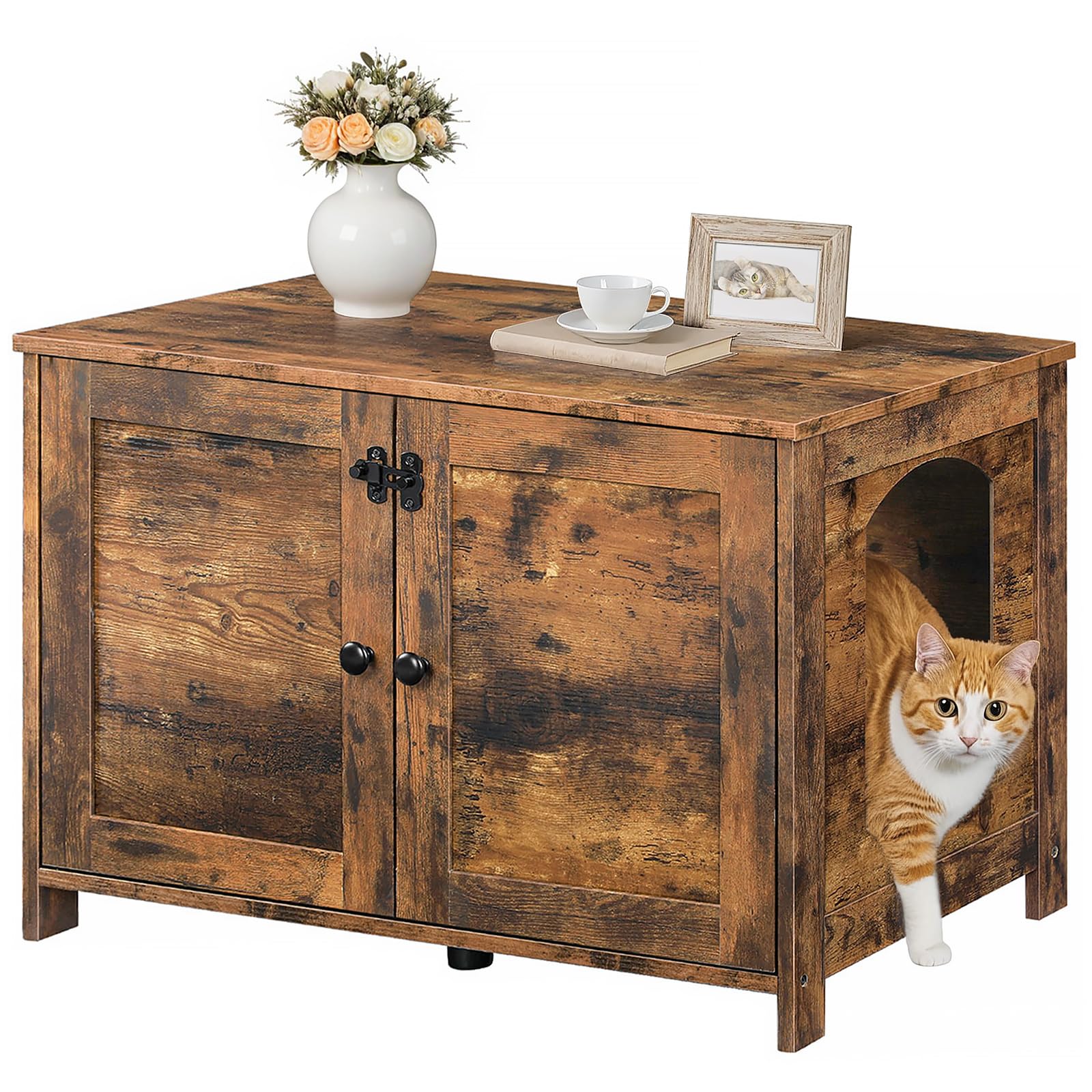 HOOBRO wood texture close-up showcases craftsmanship and warm aesthetics