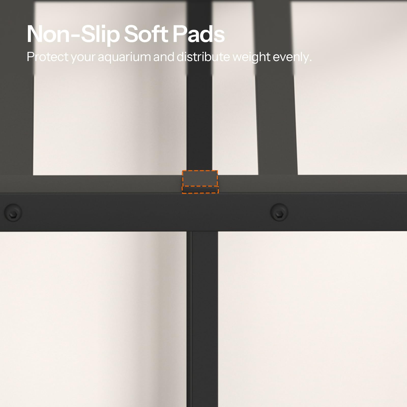 HOOBRO stand adjustable feet ensure stable placement on uneven floors.
