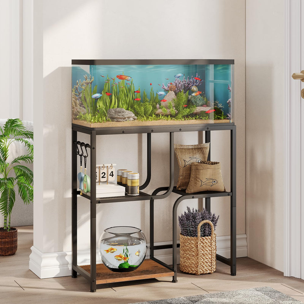 HOOBRO stand black metal frame detail highlights sturdy construction for long-lasting use.