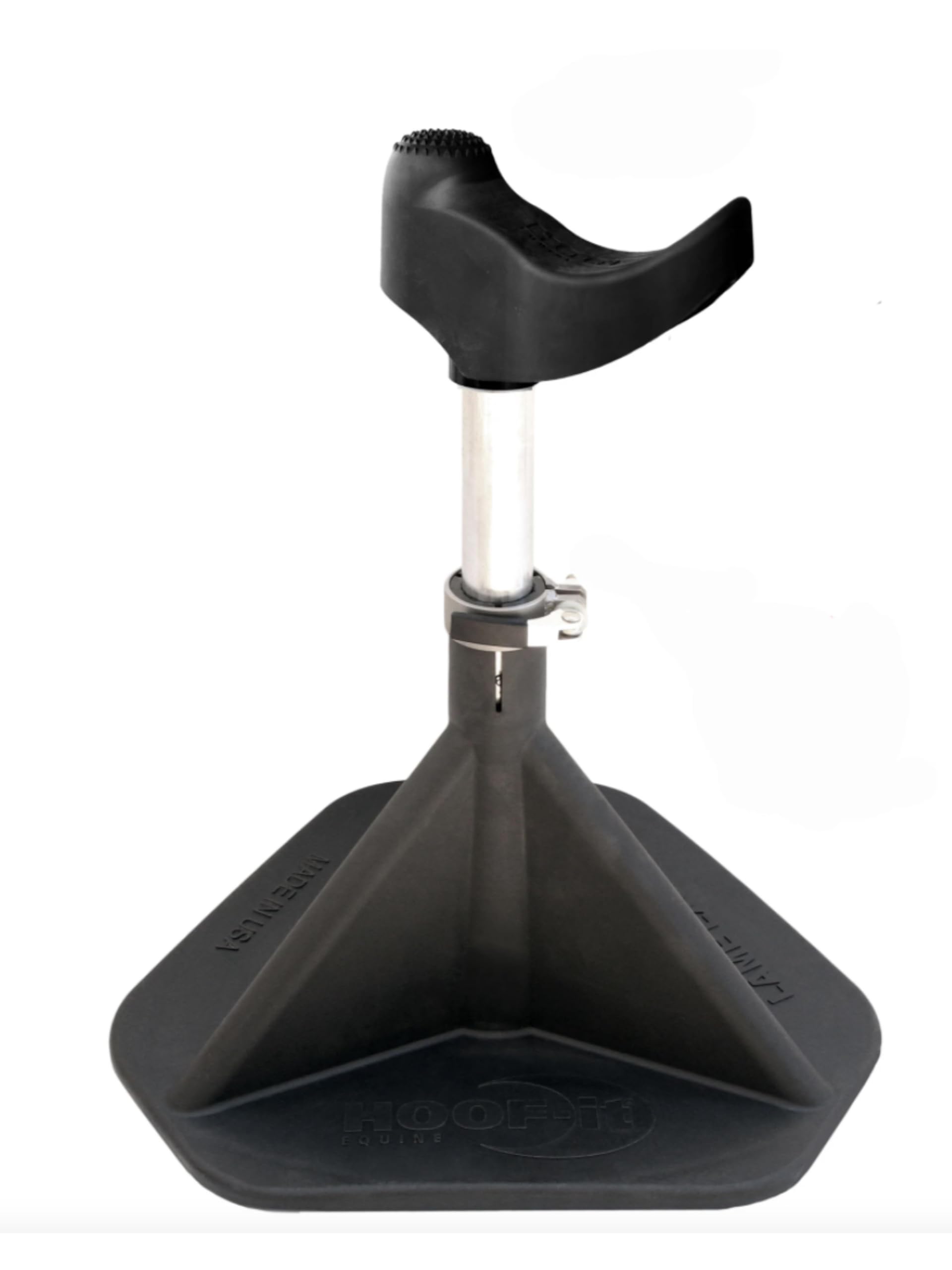 HOOF-IT Blacksmith Hoof Stand base offers stable support for confident hoof work
