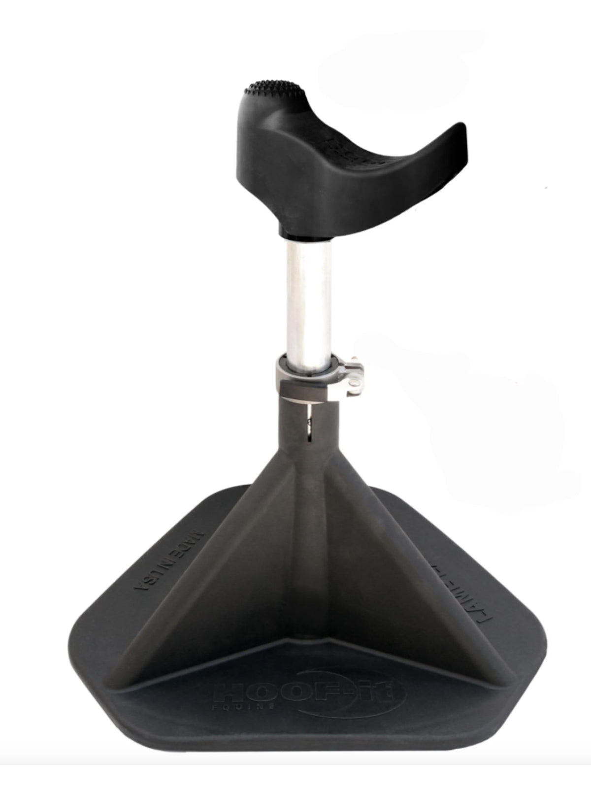 HOOF-IT Blacksmith Hoof Stand base offers stable support for confident hoof work