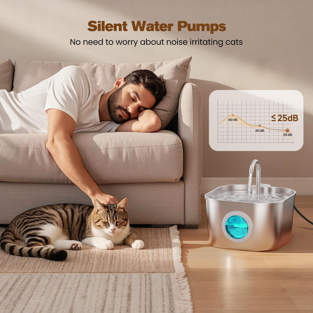 HOOISE splash-free metal faucet minimizes spills near bowls.