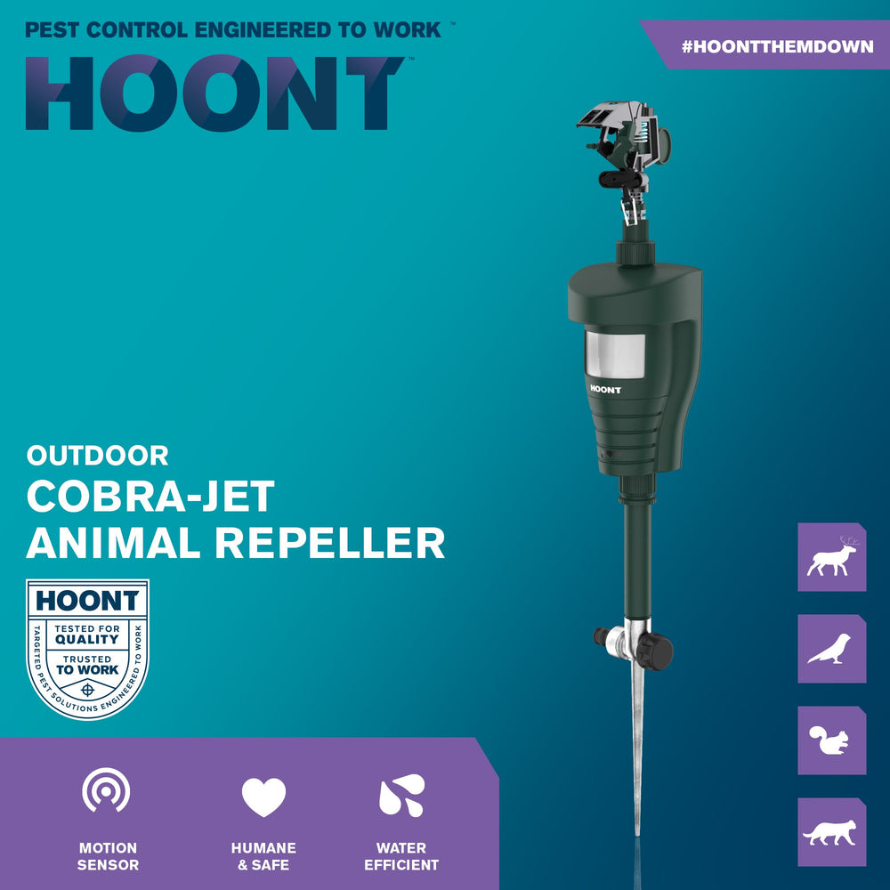 Hoont Cobra Battery-Powered sprinkler with low maintenance operation