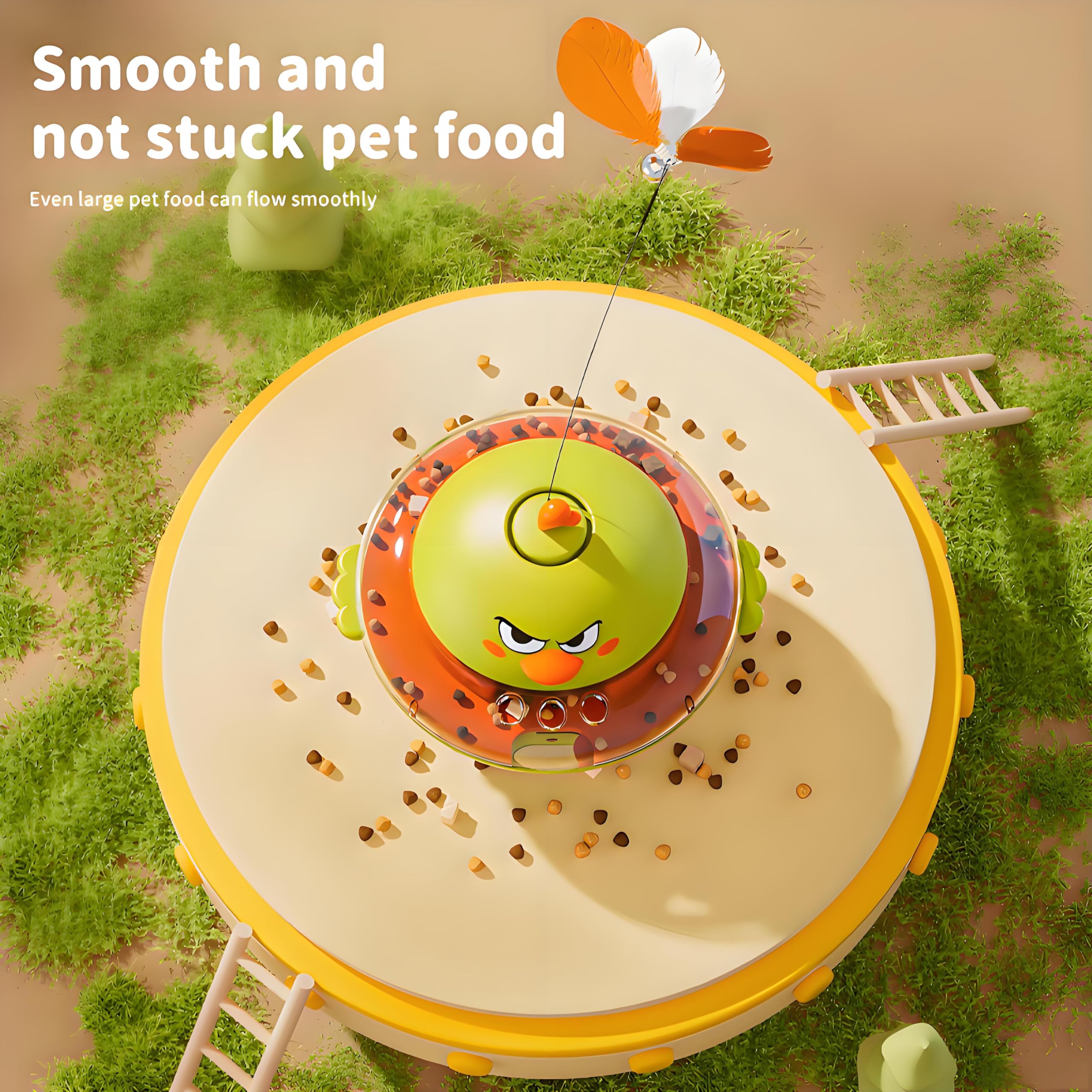 Hooroor 4-in-1 toy indoor-cat enrichment in a compact setup.