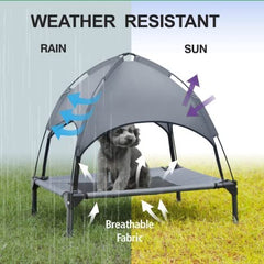 Hooyeatlin canopy close-up showing double stitching for durability