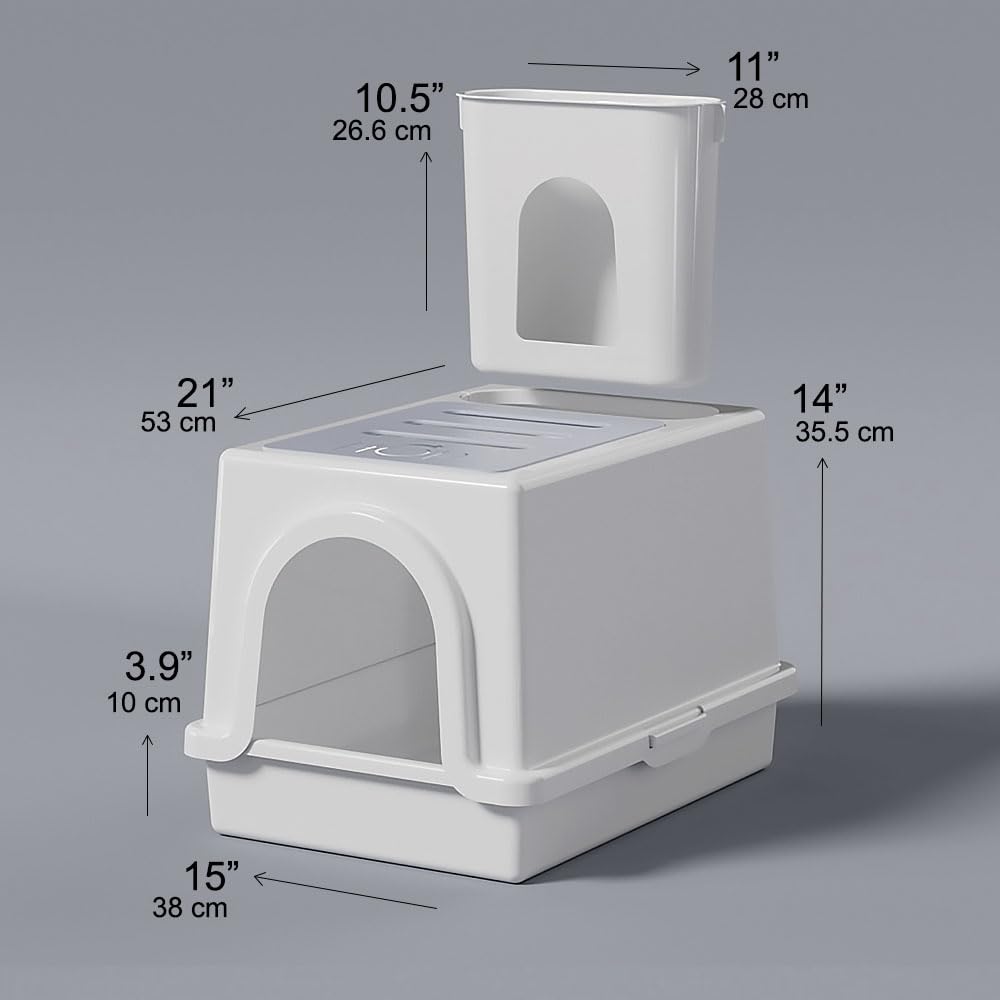 HOP Rabbit Litter Box automatic hay feeder supports grazing habits neatly.