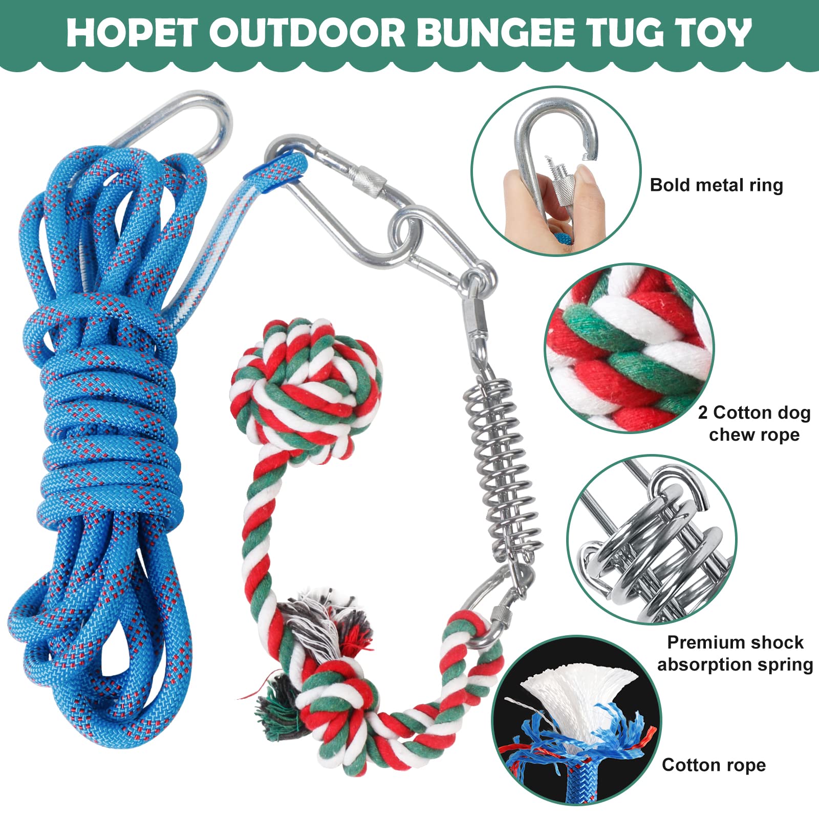 HOPET adjustable height interactive pole toy adapts to space