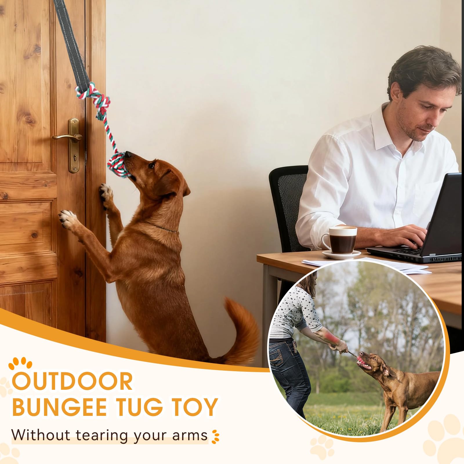 HOPET packaging box presents travel-friendly dog toy.