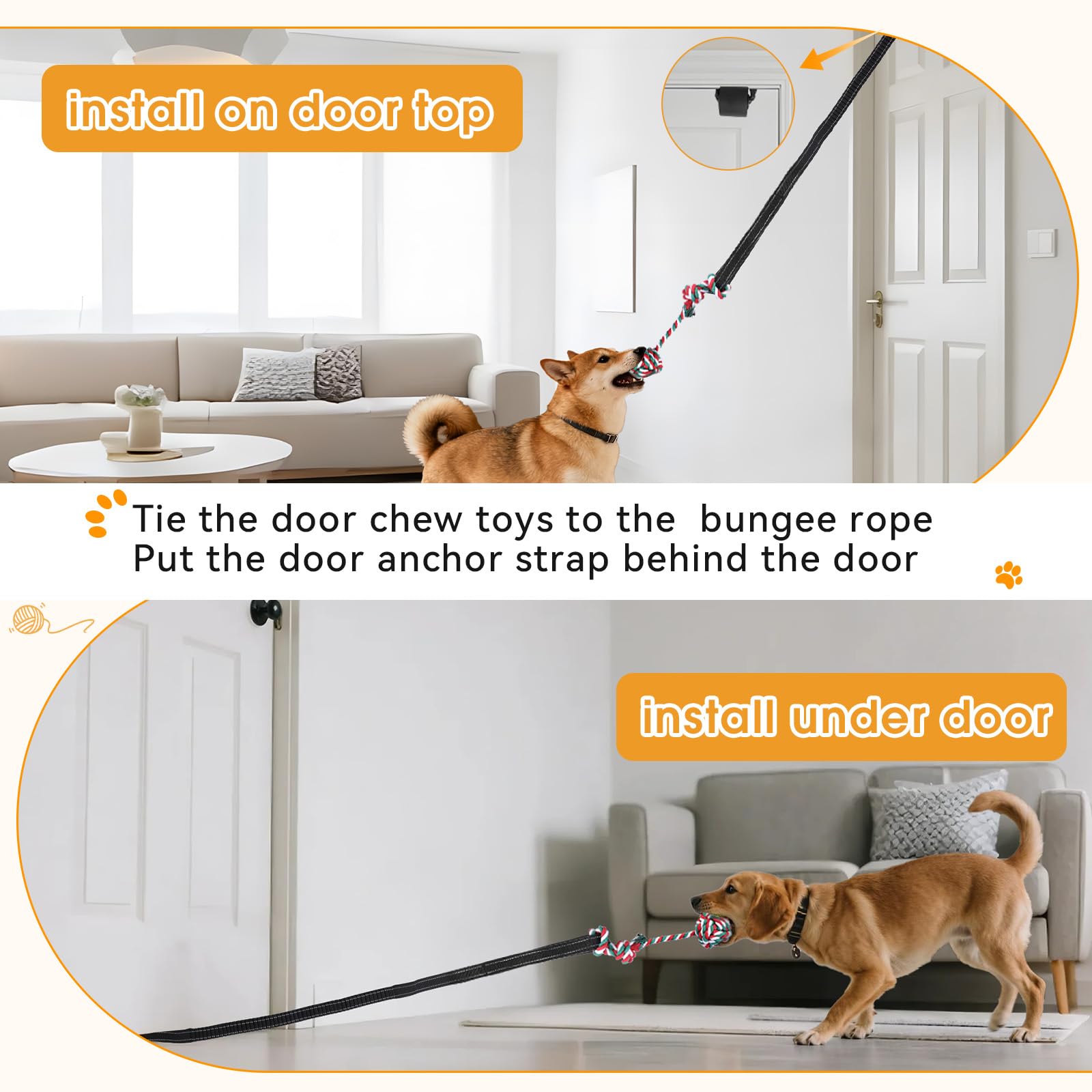 HOPET replacement cotton ropes for extended toy sessions.