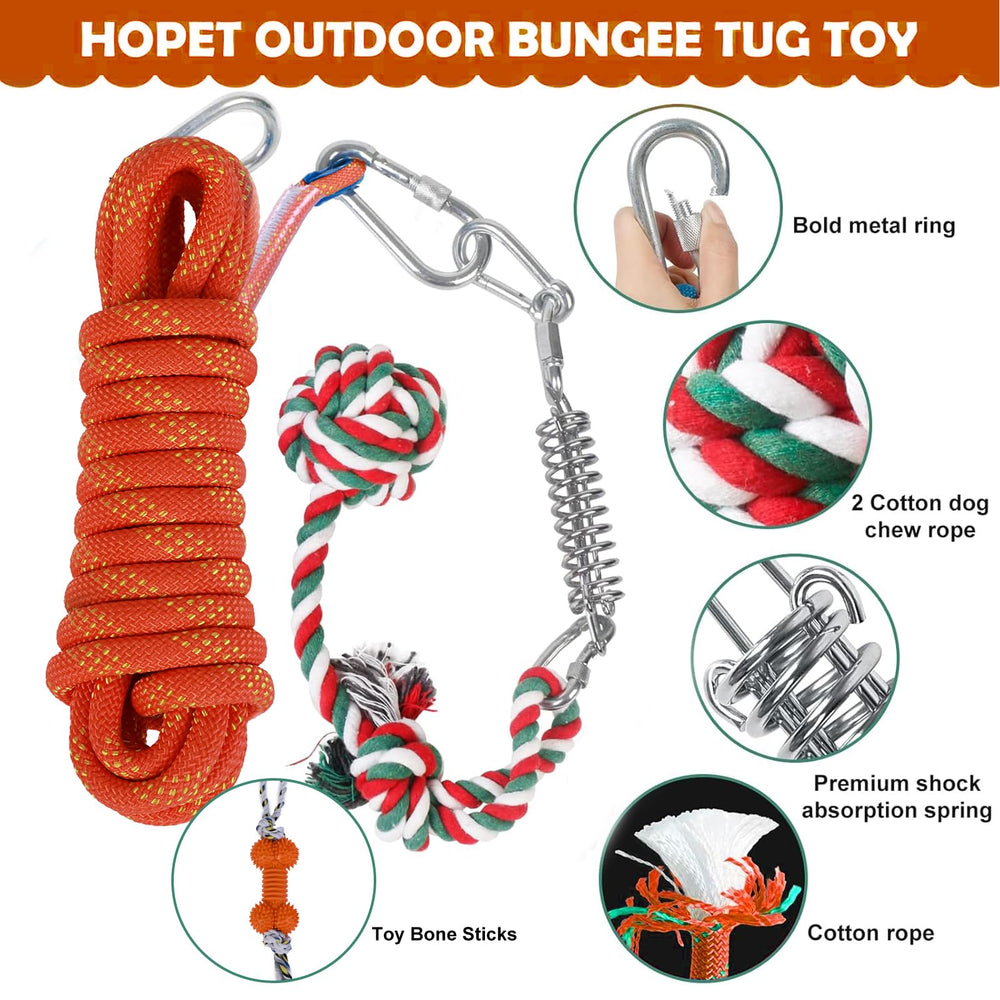 HOPET includes replacement rope for extended play