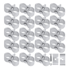 Hoqqf dog kennel clamps for 1-3/8 inch pipes, sturdy joiner for secure panels.