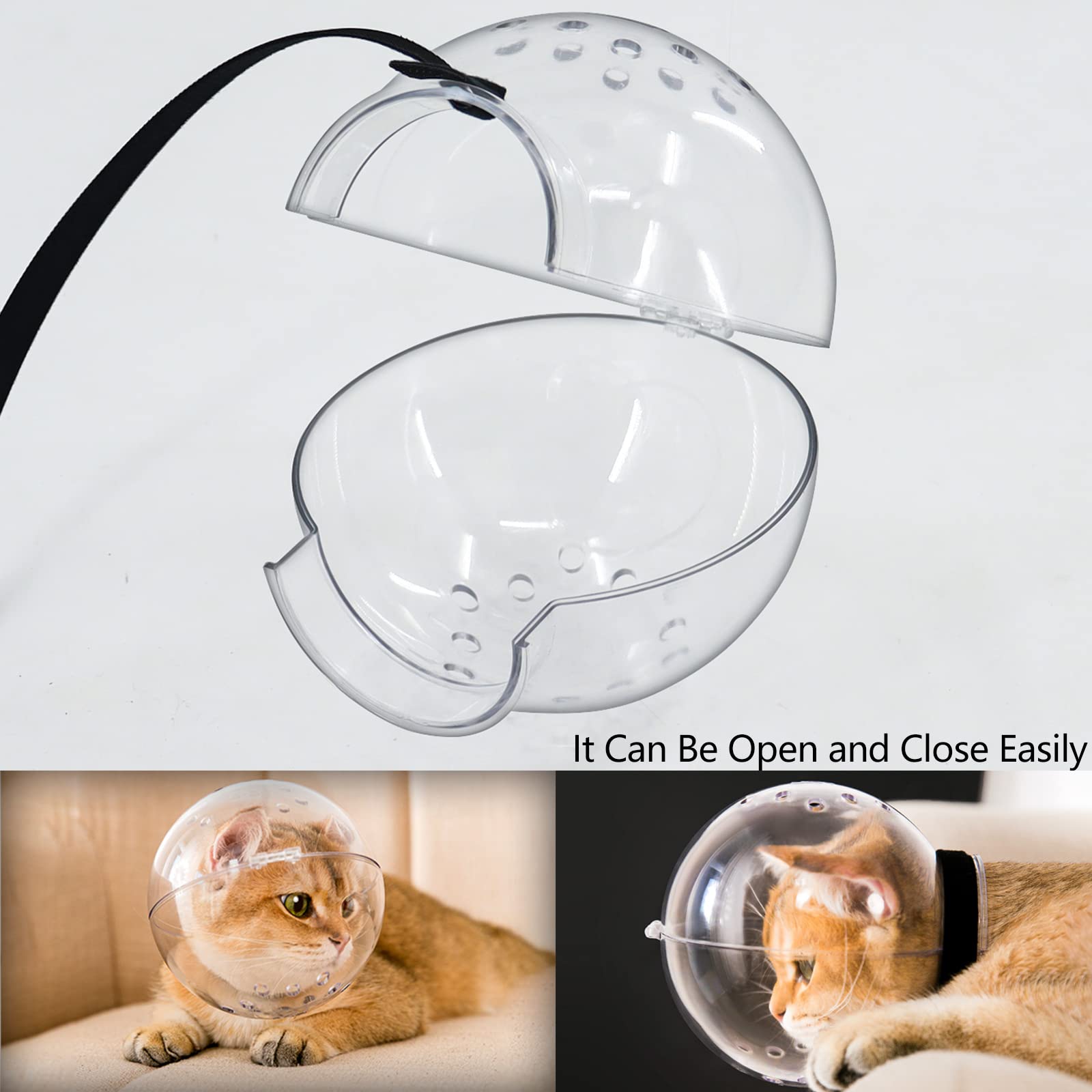 Hoqqf neck measurement guide helps ensure best fit for cats.