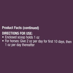 Horse Health Reach Joint Pellets alfalfa flavor aids palatable daily feeding.