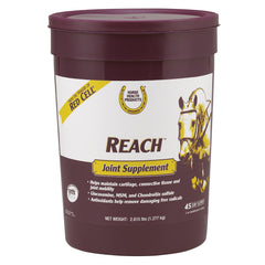 Horse Health Reach Joint Pellets bottle for daily supplementation.