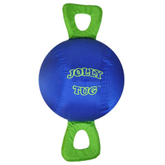 Horsemen's Pride Jolly Tug horse toy blue with two handles for shared playtime.