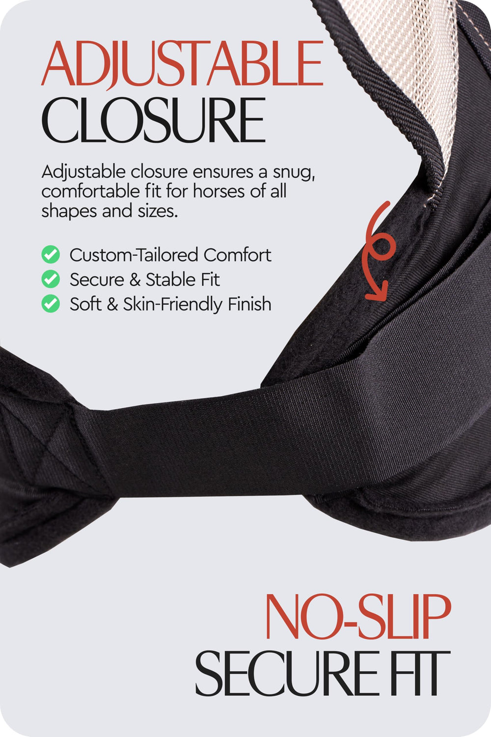 HORZE Mask available in light brown and black to match gear.