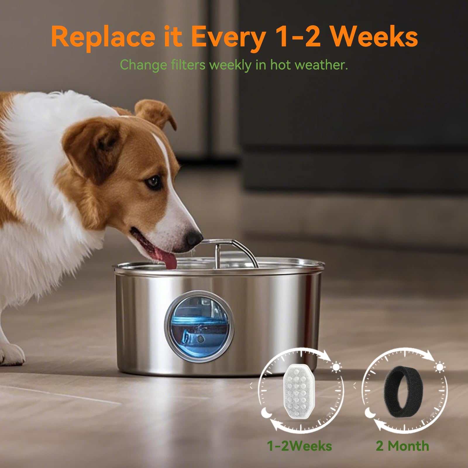 Hoscabss dual-layer filtration emphasizes debris capture and improved water clarity.