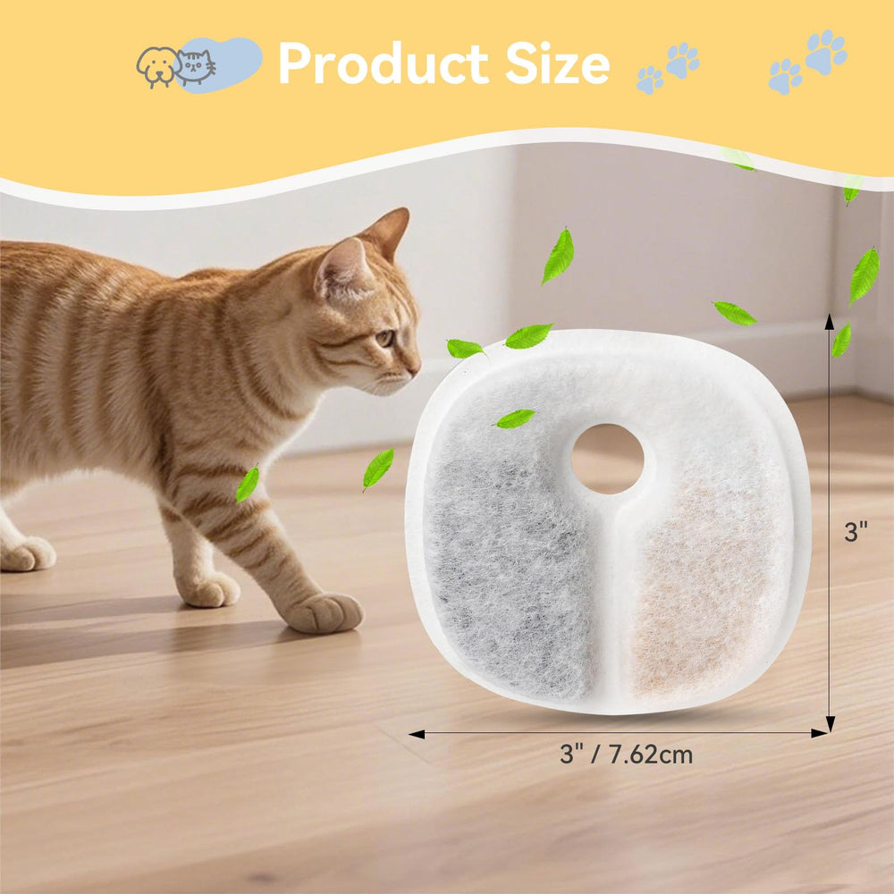 Hoscabss pet drinking water stays clean and appealing.