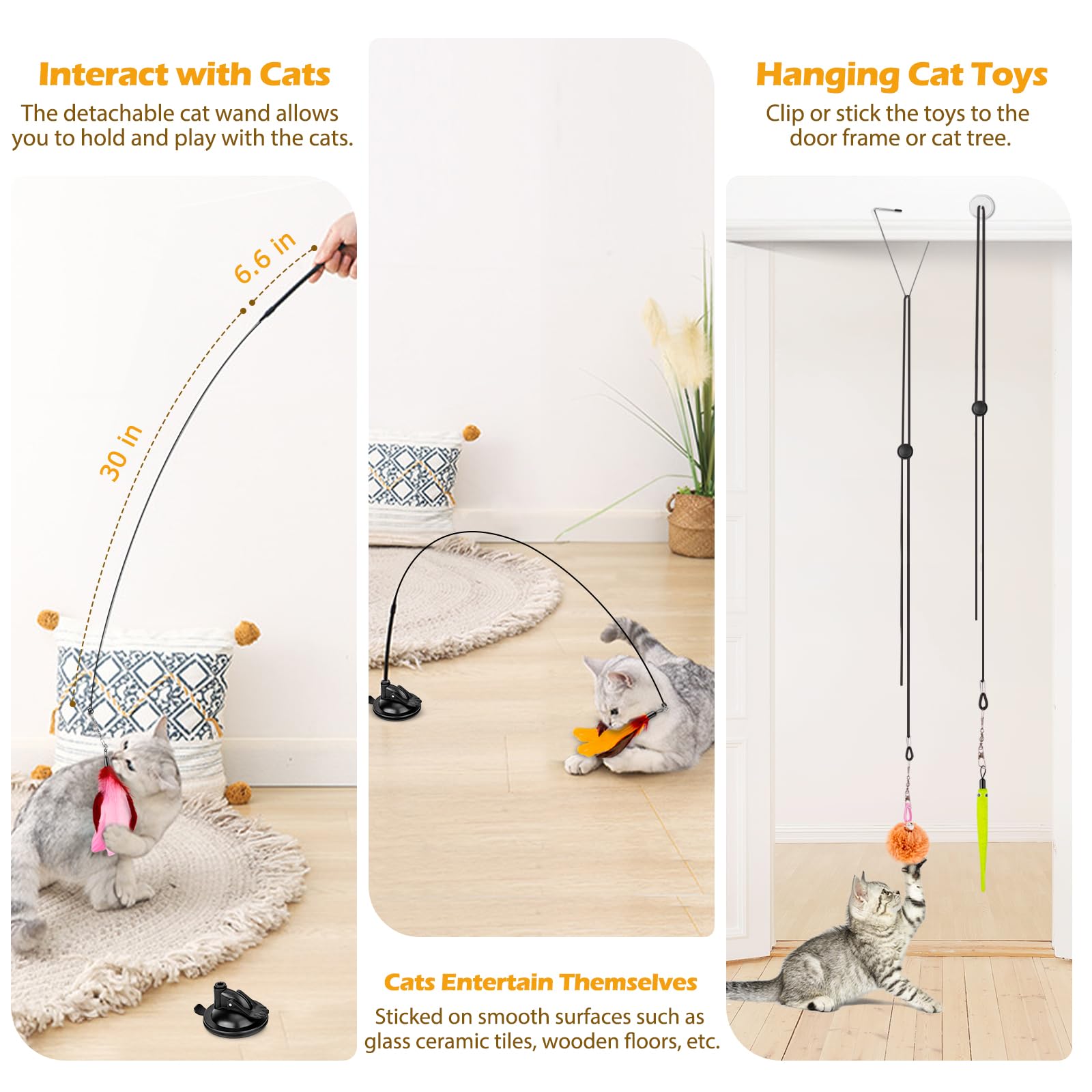 HOSFROLL second-generation suction cups provide stable grip during play sessions.