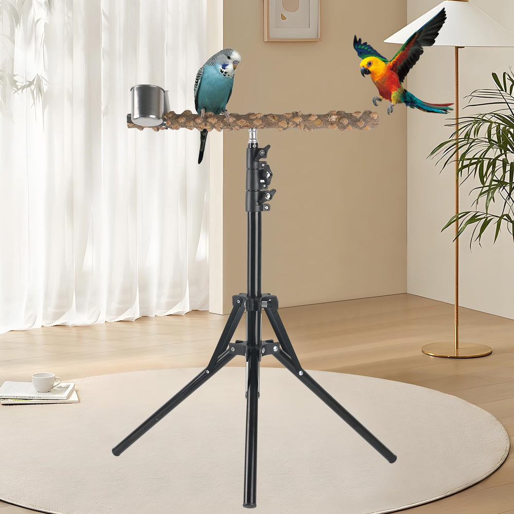 HOSUKKO beak-health perch chew-friendly surface promotes natural wear.