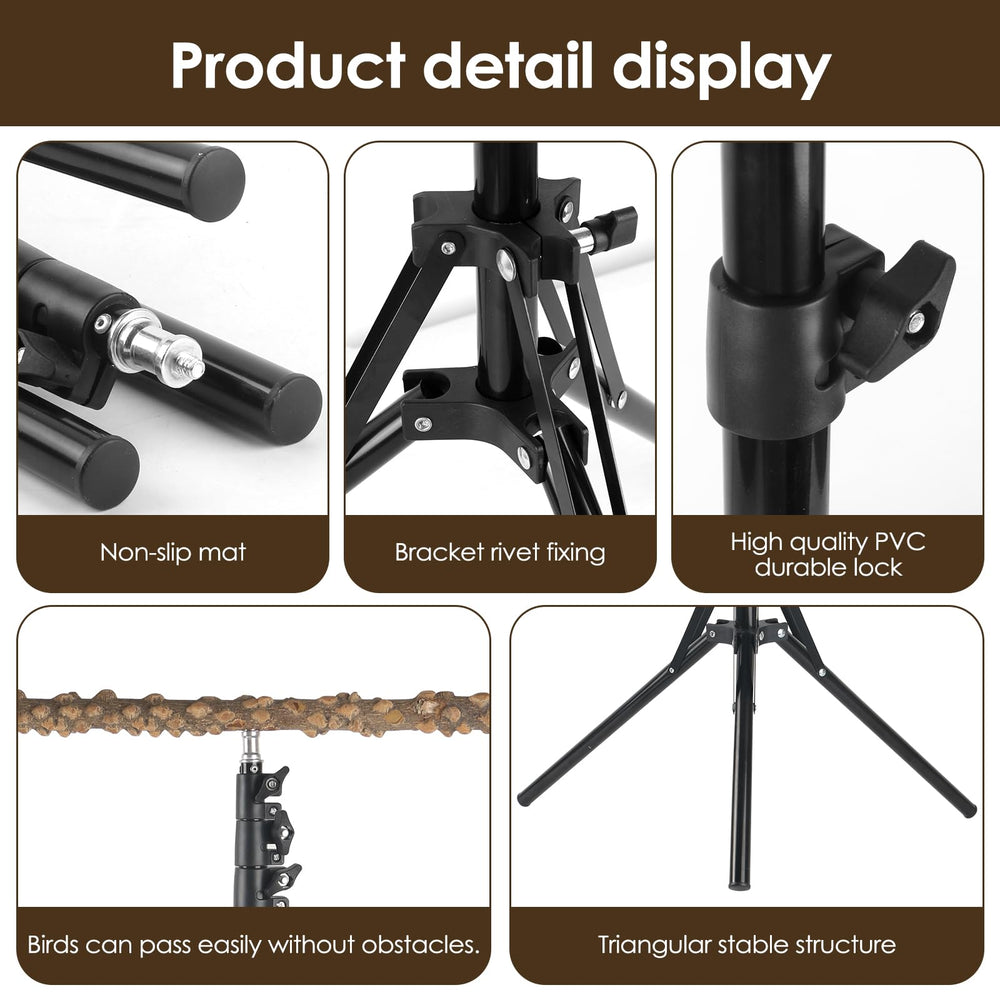 HOSUKKO indoor outdoor use perch for versatile training anywhere.
