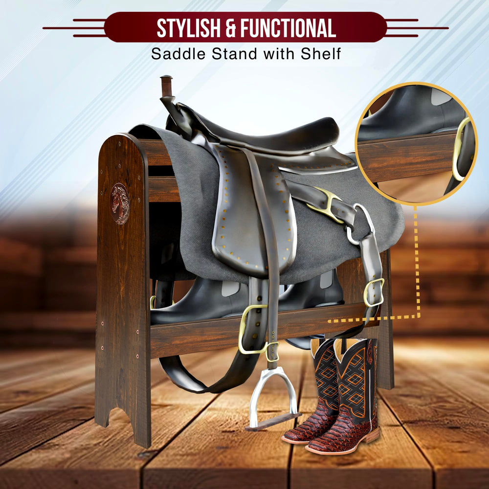 HOTCAN space-saving dimensions of the saddle rack in a small tack space