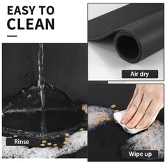 HotLive cat food mat easy to clean and stain resistant