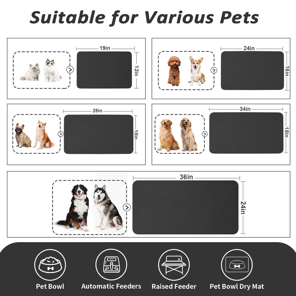 HotLive pet feeding placemat easy to wipe clean after meals