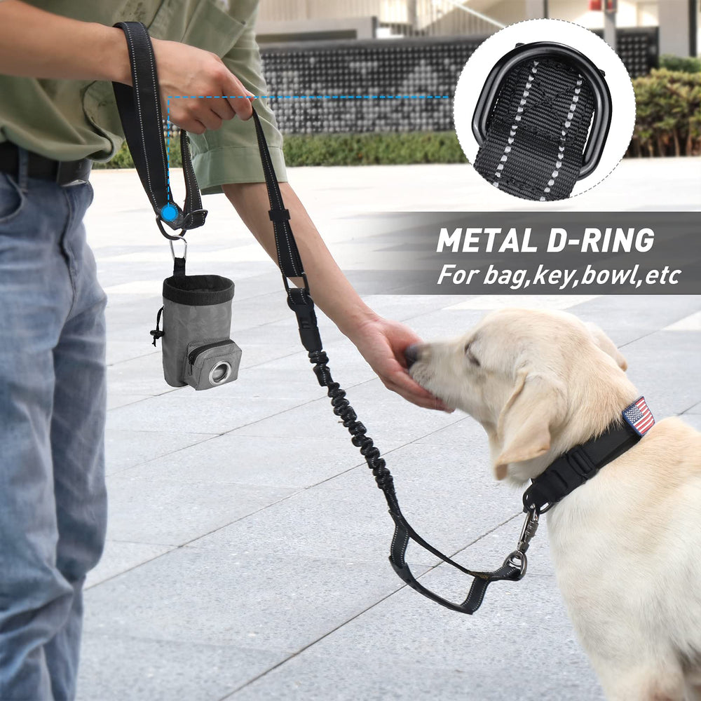 Hotsky aviation-aluminum-clasp heavy-duty-leash endures long days of outdoor adventures.