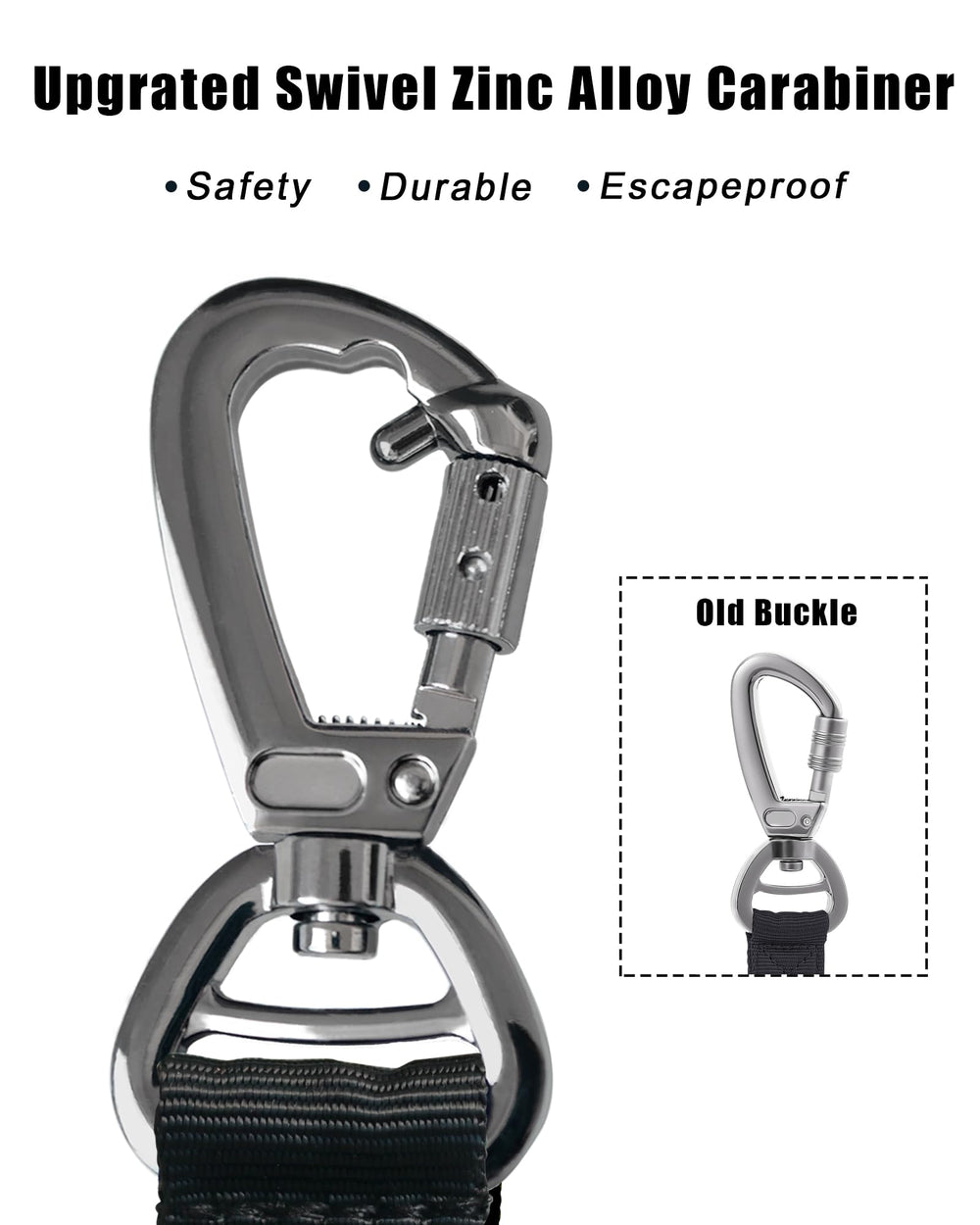 Hotsky elastic bungee system cushions pulls for smoother walks