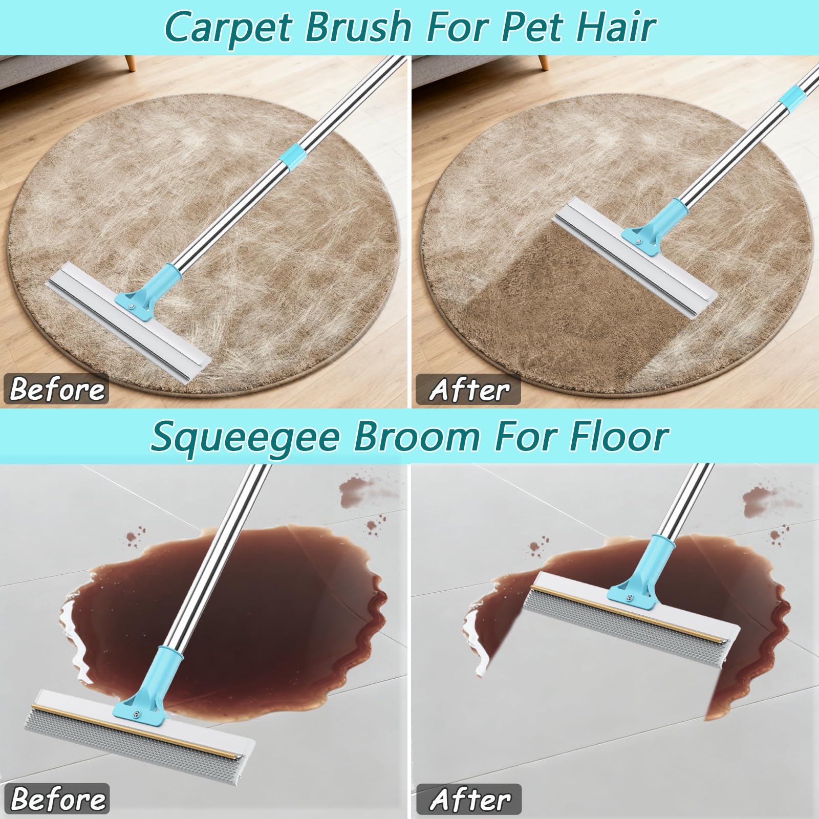 Hotsky metal scraper targets deeply rooted hair in furniture.