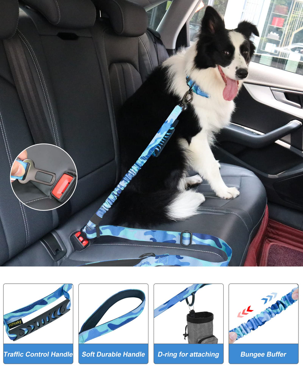 Hotsky Tactical Dog Leash 360-rotating-clasp prevents tangles and gives freedom.