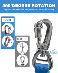 Hotsky Tactical Dog Leash elastic-bungee illustrates shock-absorbent design for strong pullers.