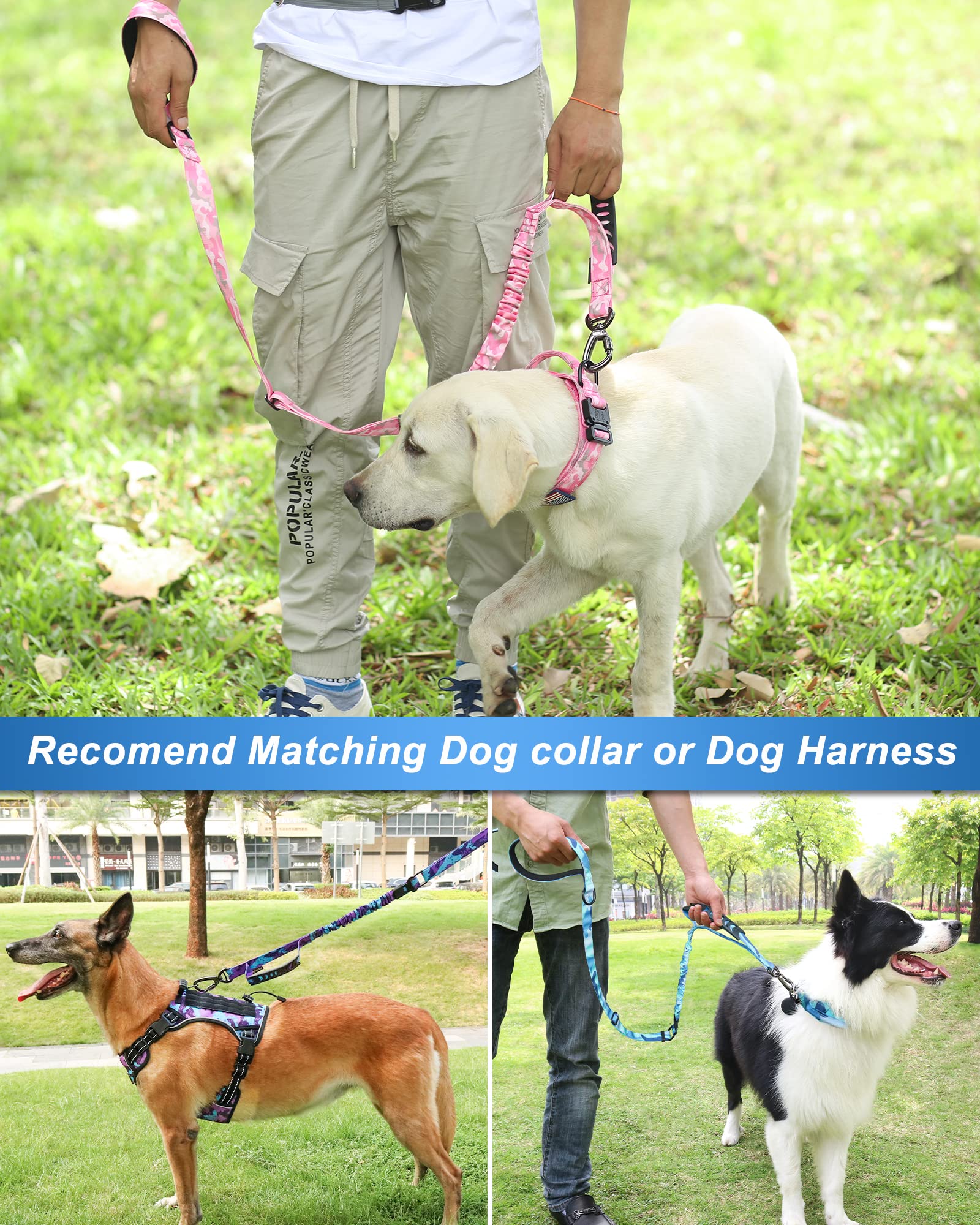 Hotsky Tactical Dog Leash walking-use in action for versatile control.