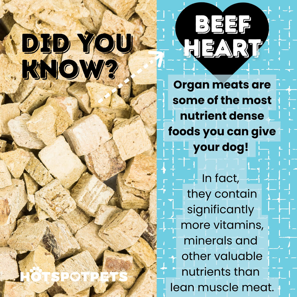 Hotspot Pets Beef Heart Treats train reward for positive reinforcement with your pet