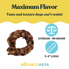 Hotspot Pets beef-ingredient dog chew: single-ingredient nutrition for dogs