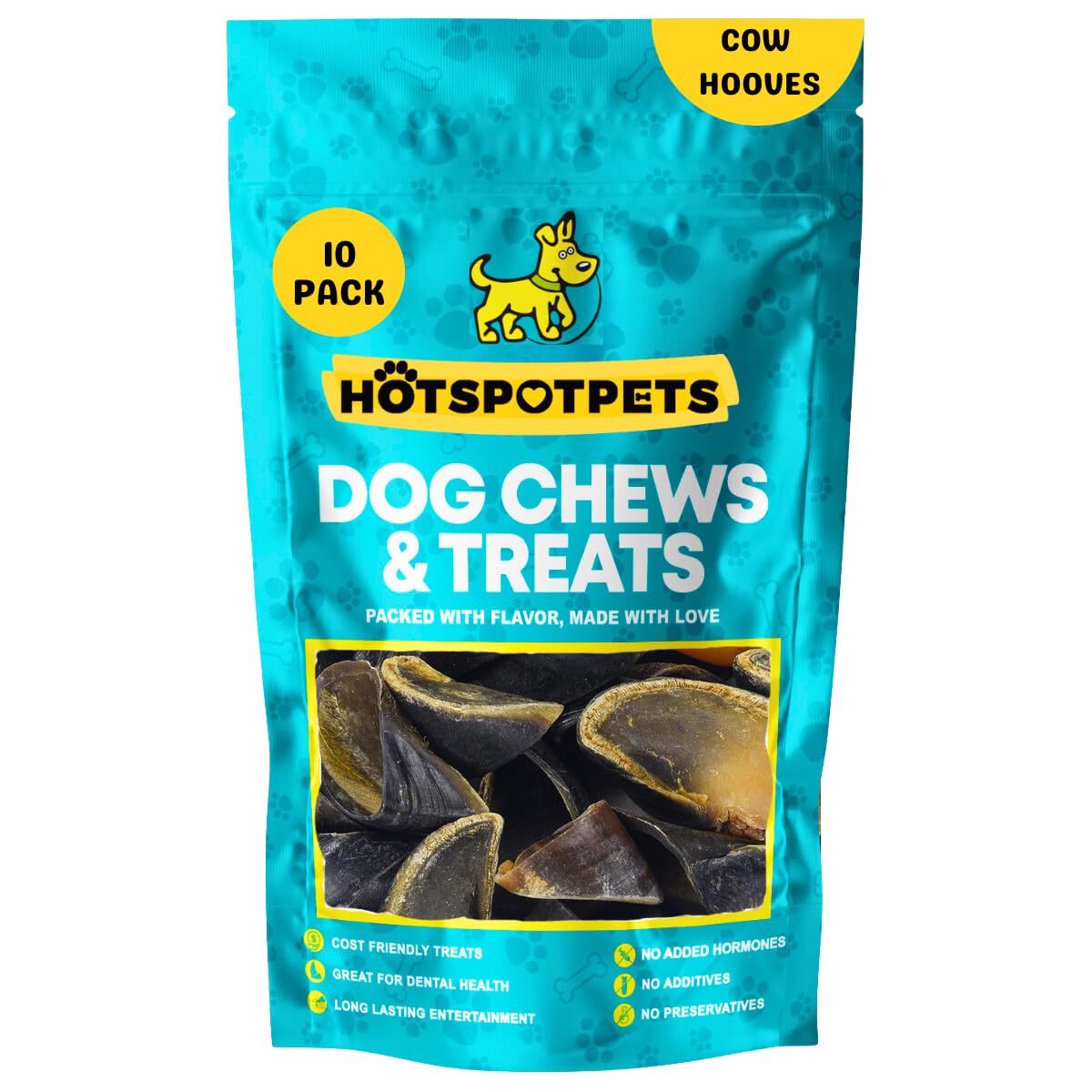 Hotspot Pets bulk-pack packaging, convenient option for regular chewers.