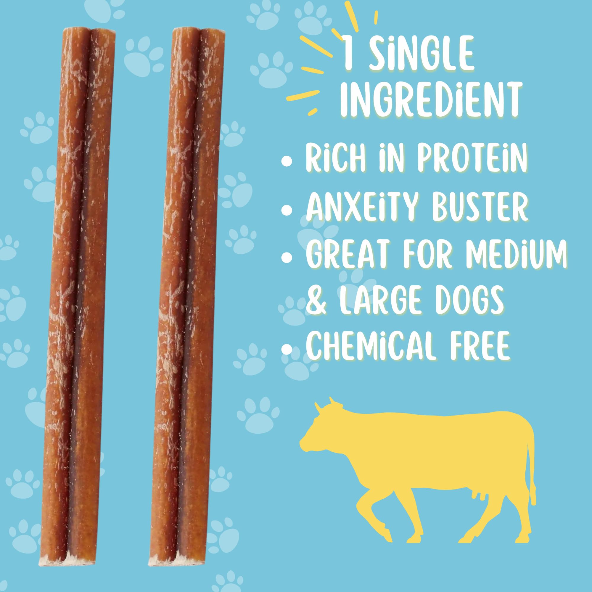 Hotspot Pets Bully Sticks grain-free claim reflected in label.