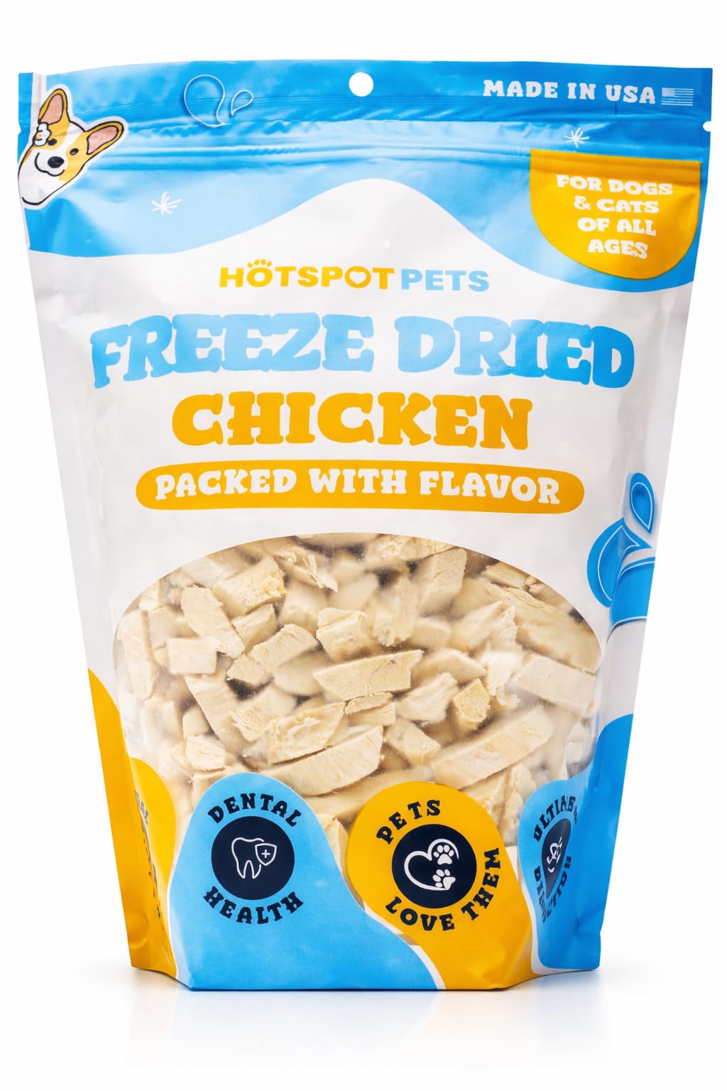 Training session using Hotspot Pets treats as a quick reward