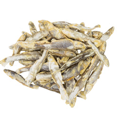 Hotspot Pets freeze dried minnows 1lb bag packaging, a convenient protein-rich treat