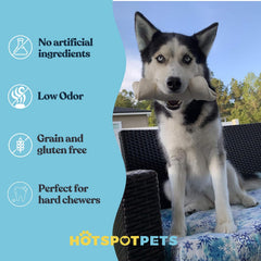 Grass-fed Brazilian cows rawhide bones by Hotspot Pets