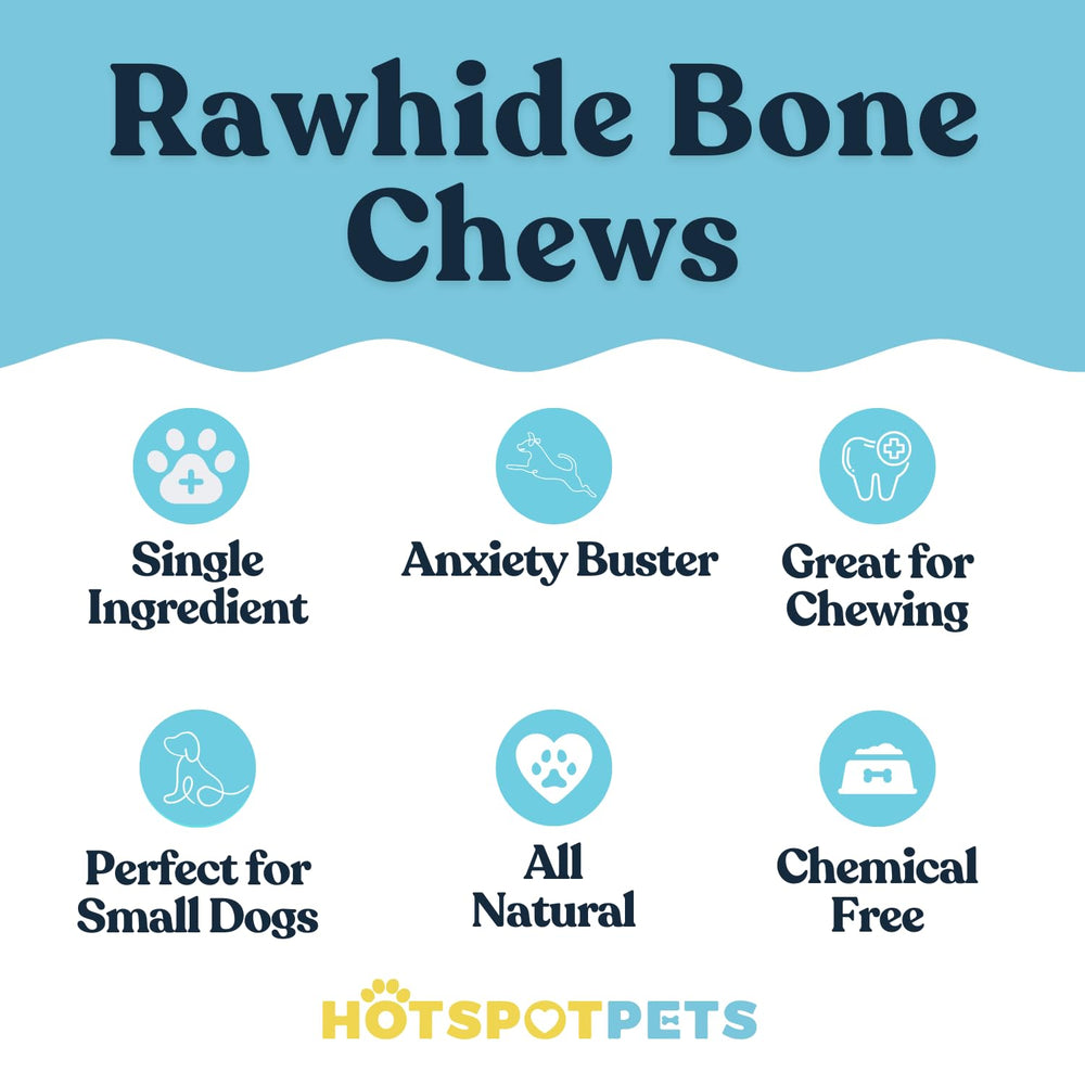 Hotspot Pets grass-fed Brazilian cows rawhide promotes satisfying chews.