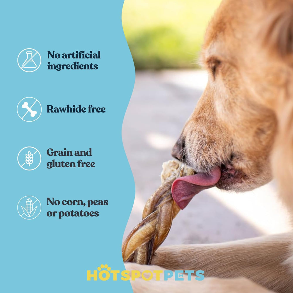 Hotspot Pets low-odor bully sticks; pleasant-smelling chew option
