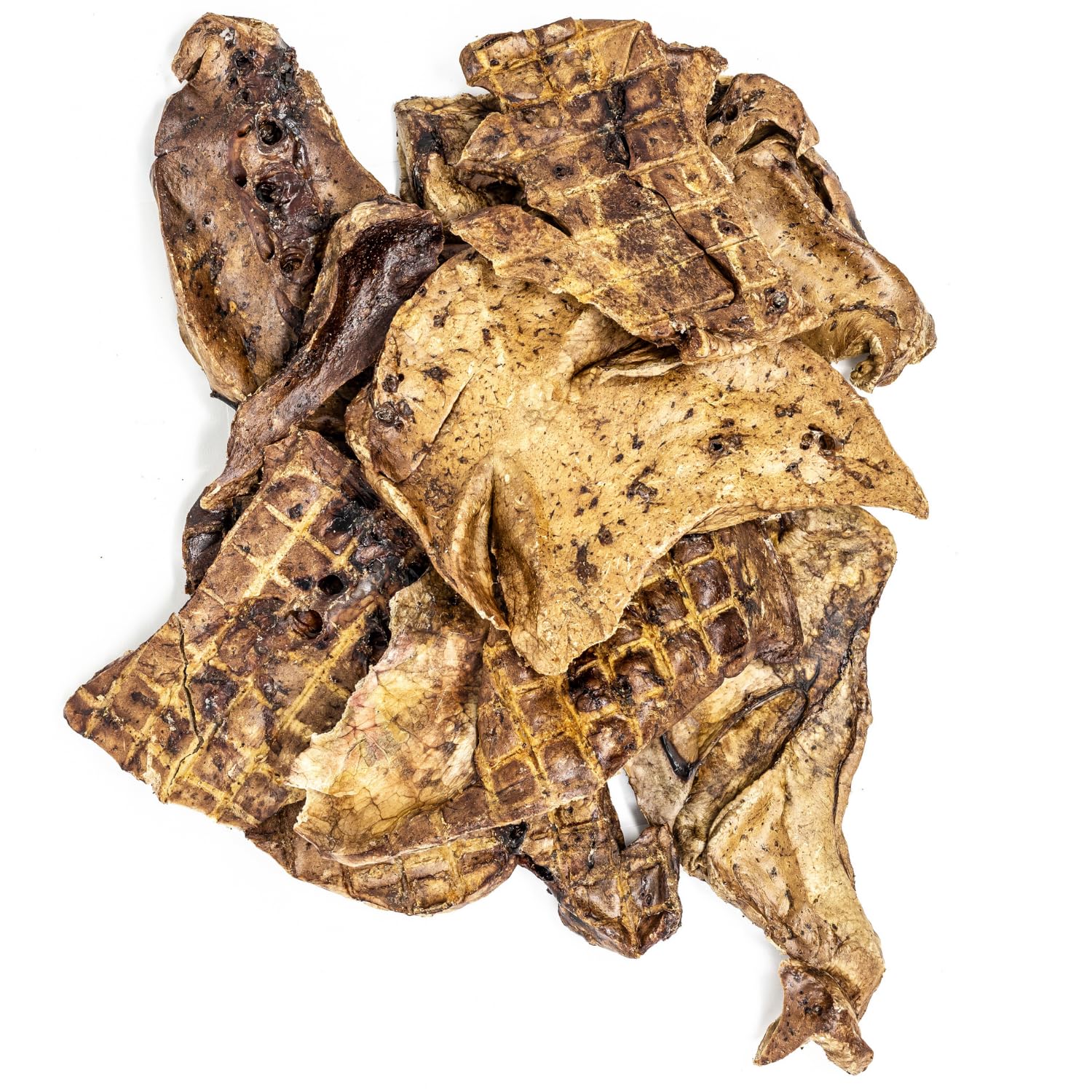 Hotspot Pets natural lamb-lung treat, 1lb value bag ideal for daily snacking.