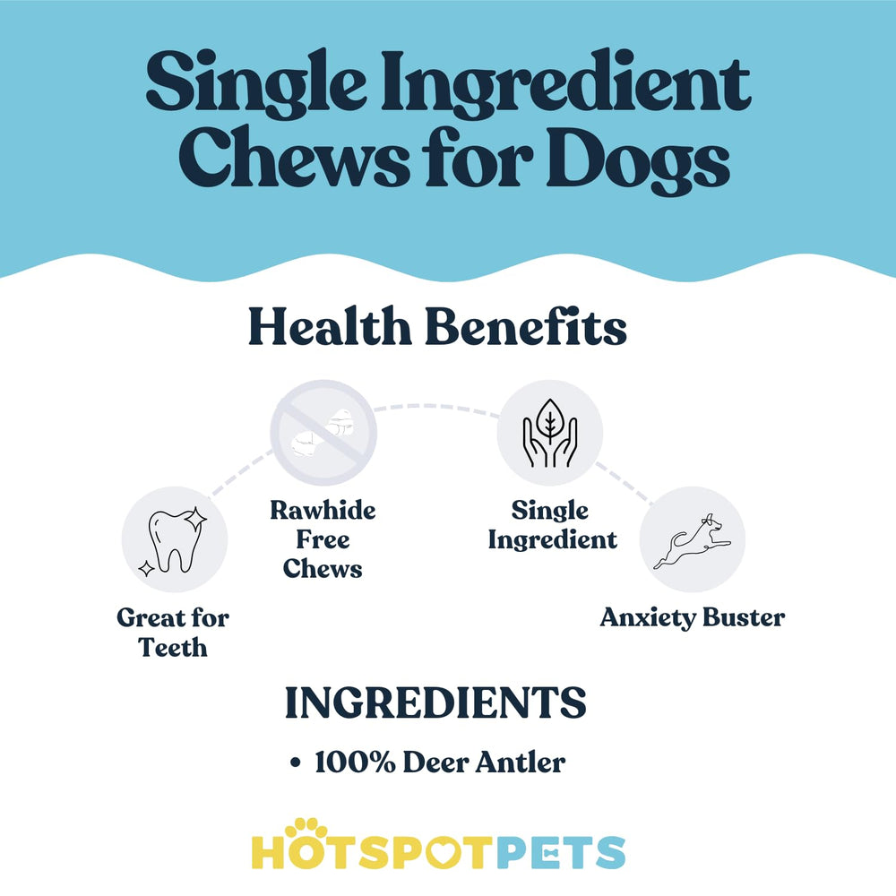 Hotspot Pets preservative-free whole-antler chew