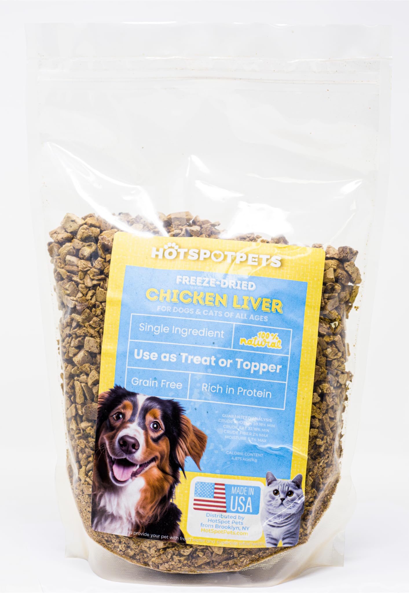 Hotspot Pets soft-crunch texture ideal for quick rewards.
