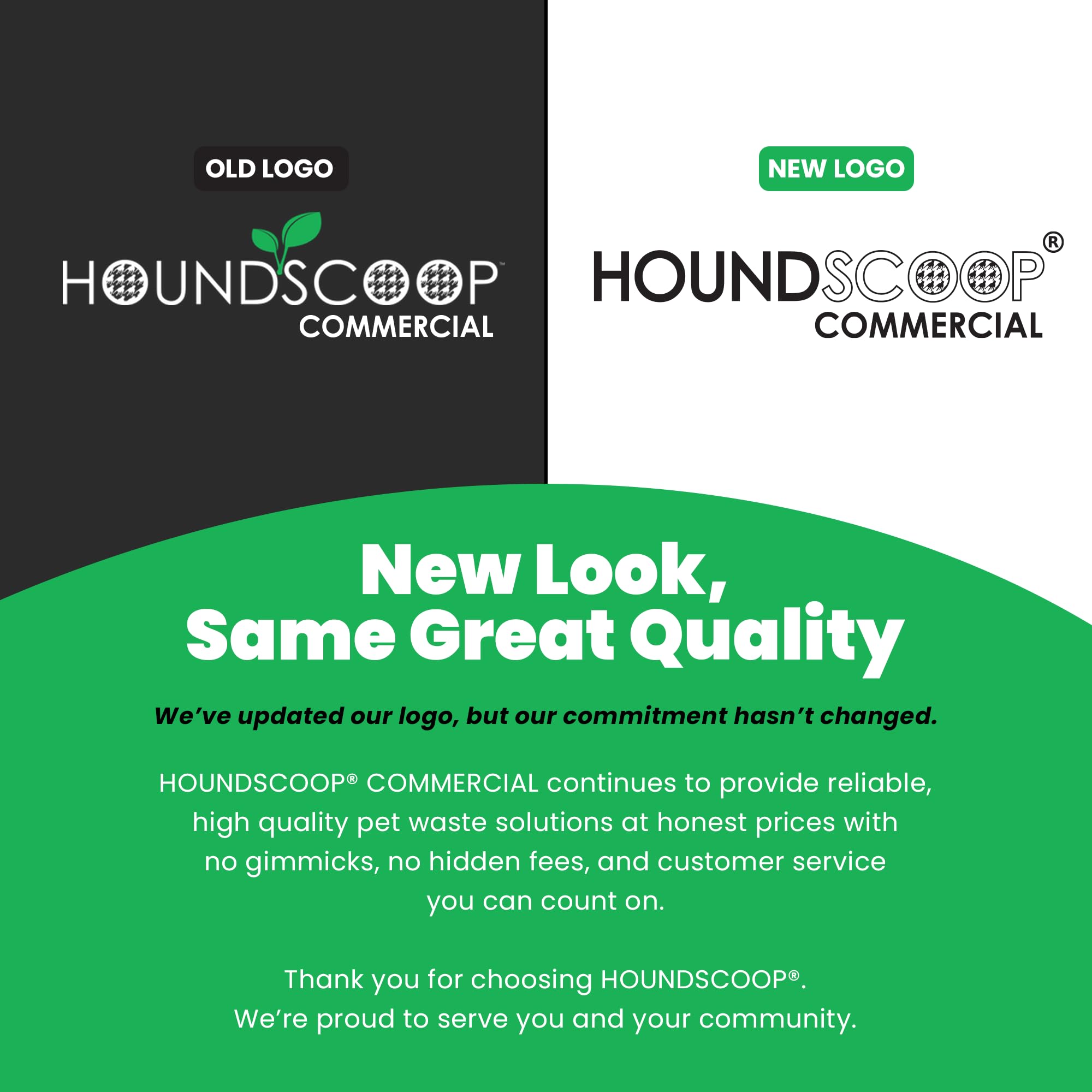 HOUNDSCOOP strong bags for daily walks and stations.