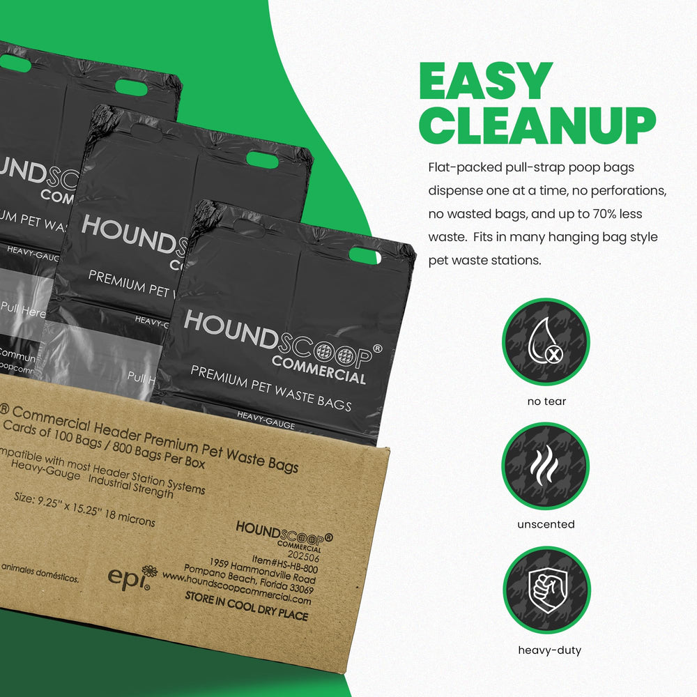 HOUNDSCOOP planet paw-sitive bags reduce plastic waste.